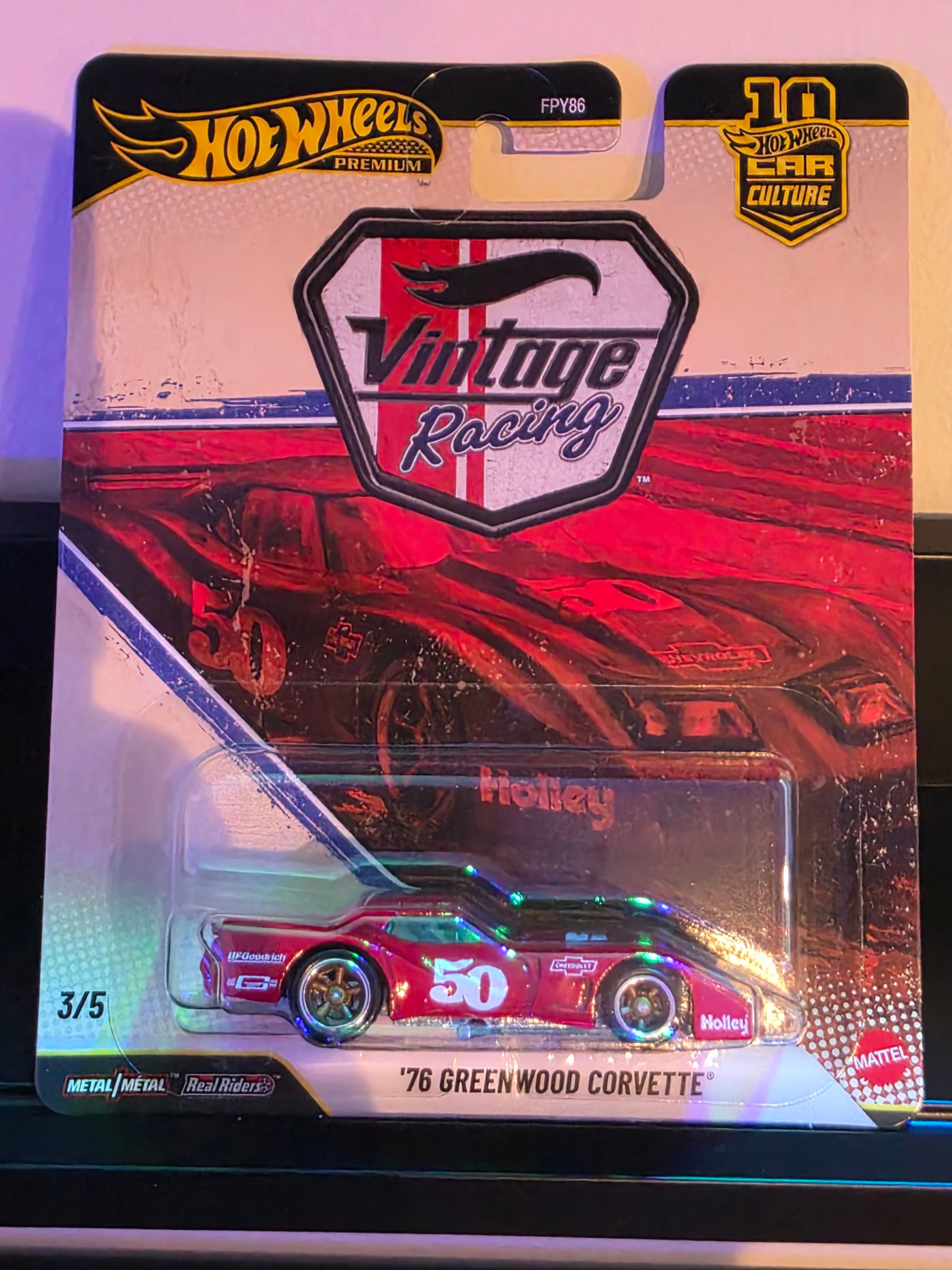 HOT WHEELS PREMIUM '76 GREENWOOD CORVETTE