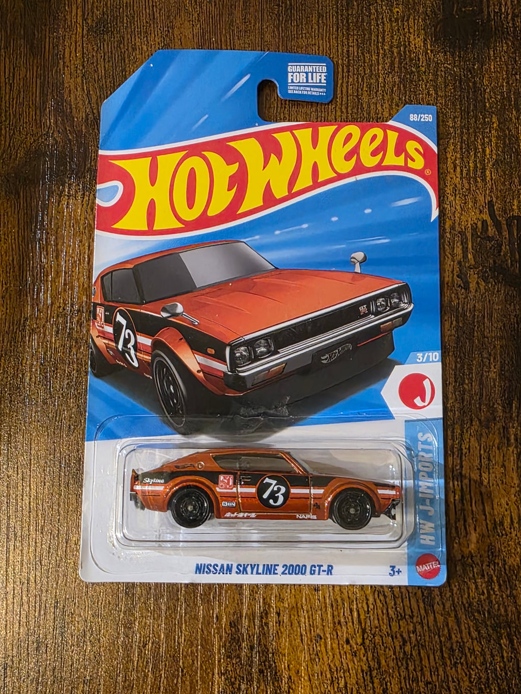 HOT WHEELS NISSAN SKYLINE 2000 GT-R