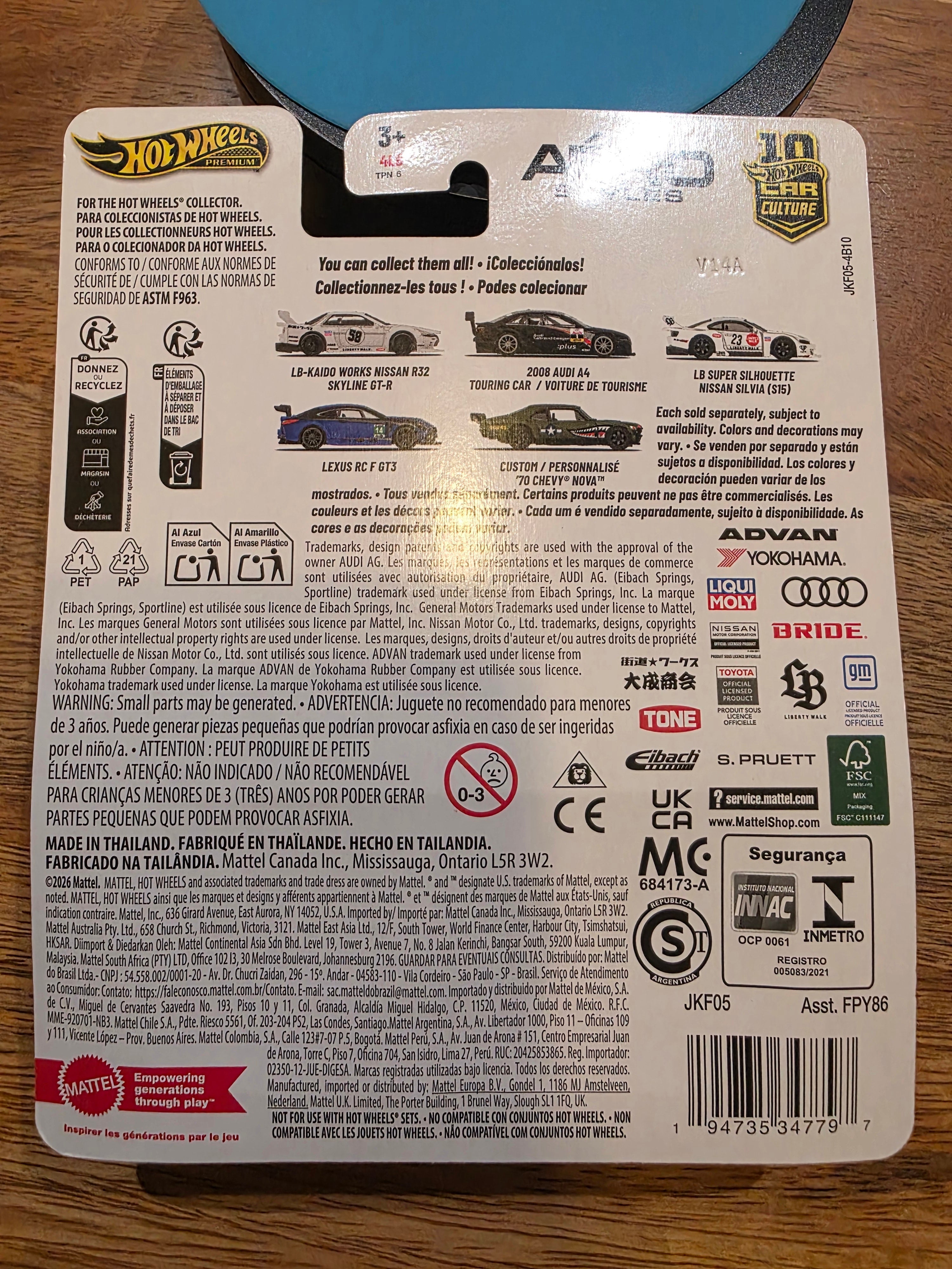 Hot Wheels Premium Aero Styles LB-Kaido Works Nissan R32 Skyline GT-R 1/5