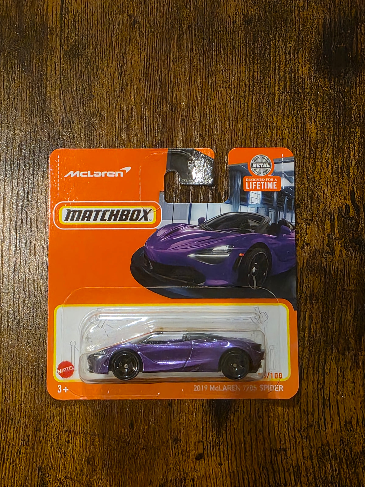 MATCHBOX 2019 MCLAREN 720S SPIDER
