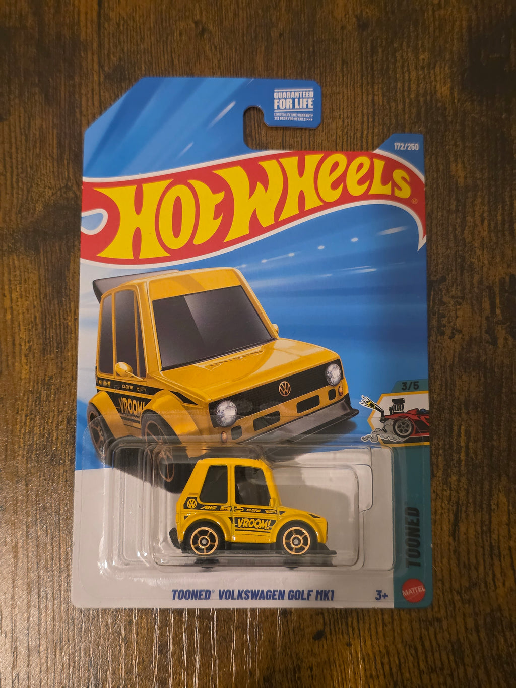 HOT WHEELS TOONED VOLKSWAGEN GOLF MK1