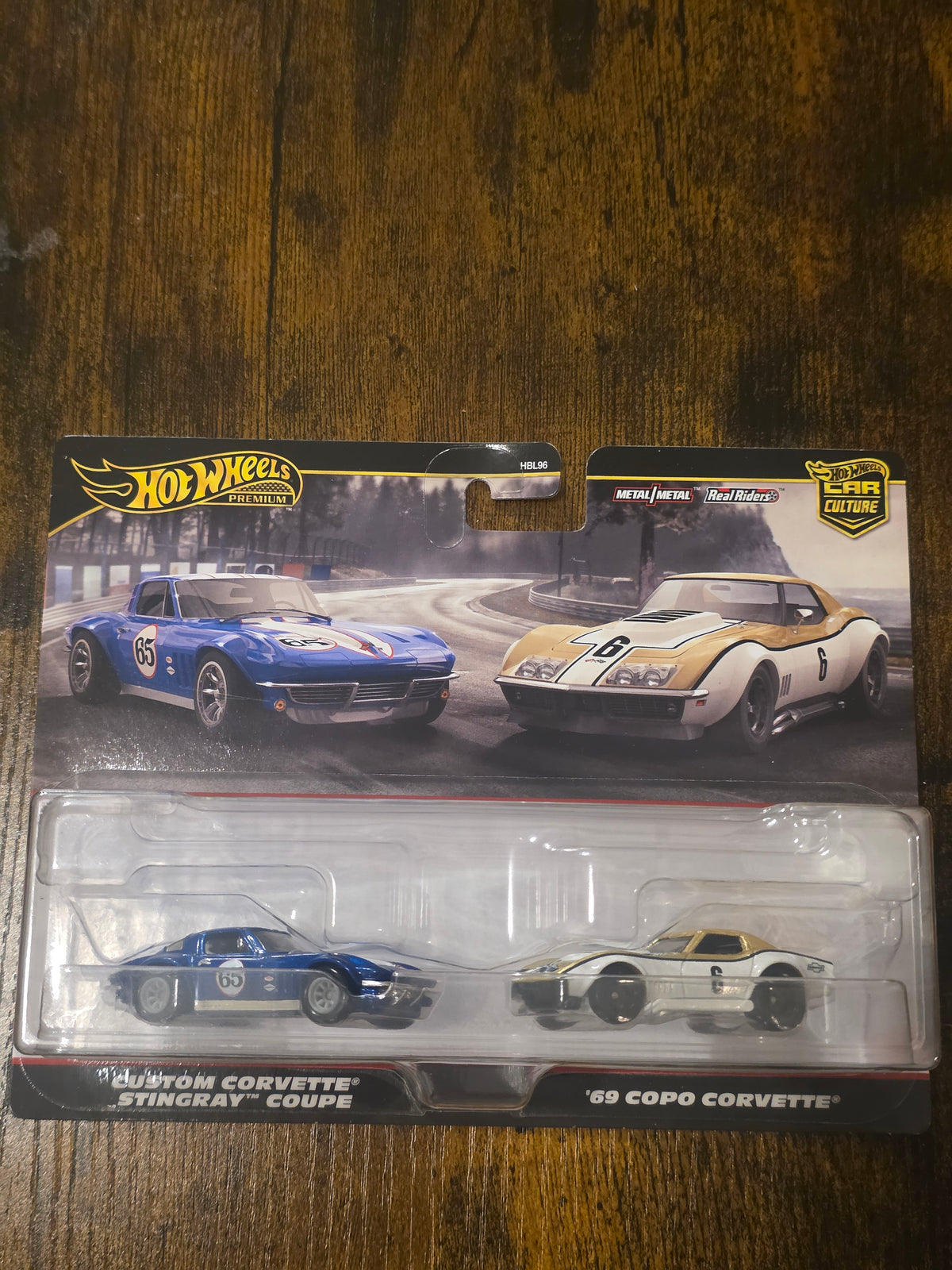 HOT WHEELS PREMIUM 2 PACK CORVETTES