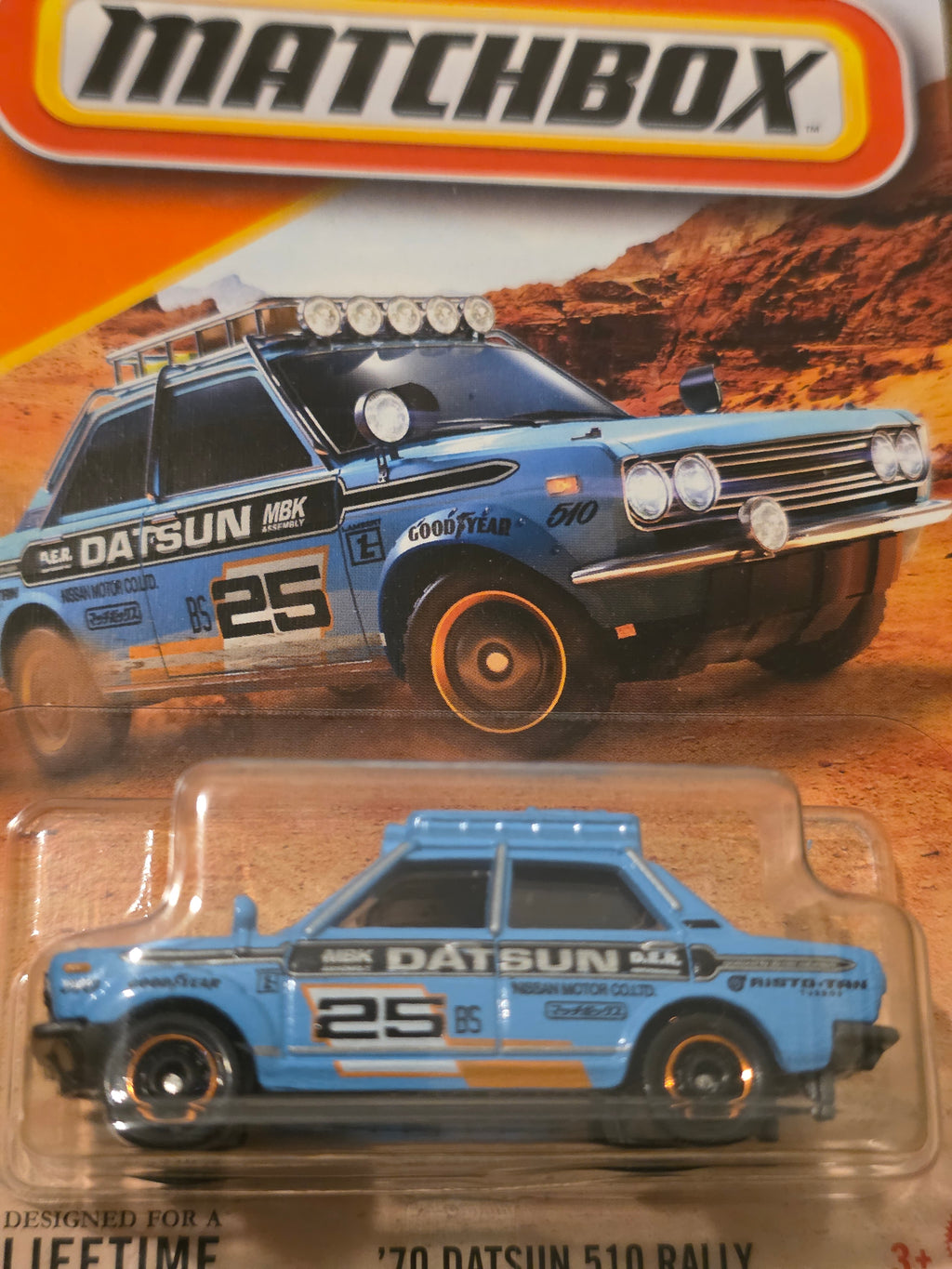 MATCHBOX '70 DATSUN 510 RALLY