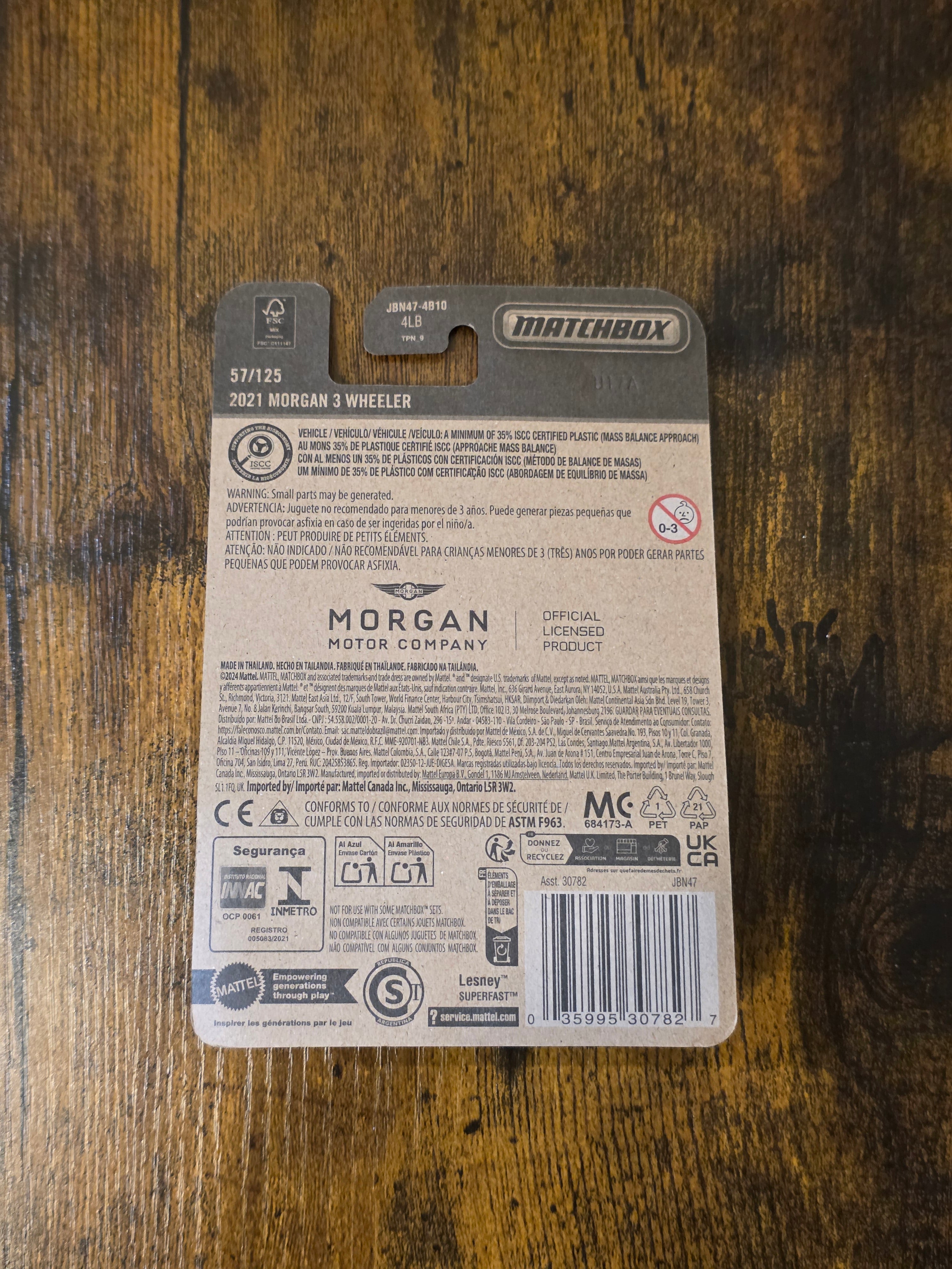 MATCHBOX 2021 MORGAN 3 WHEELER