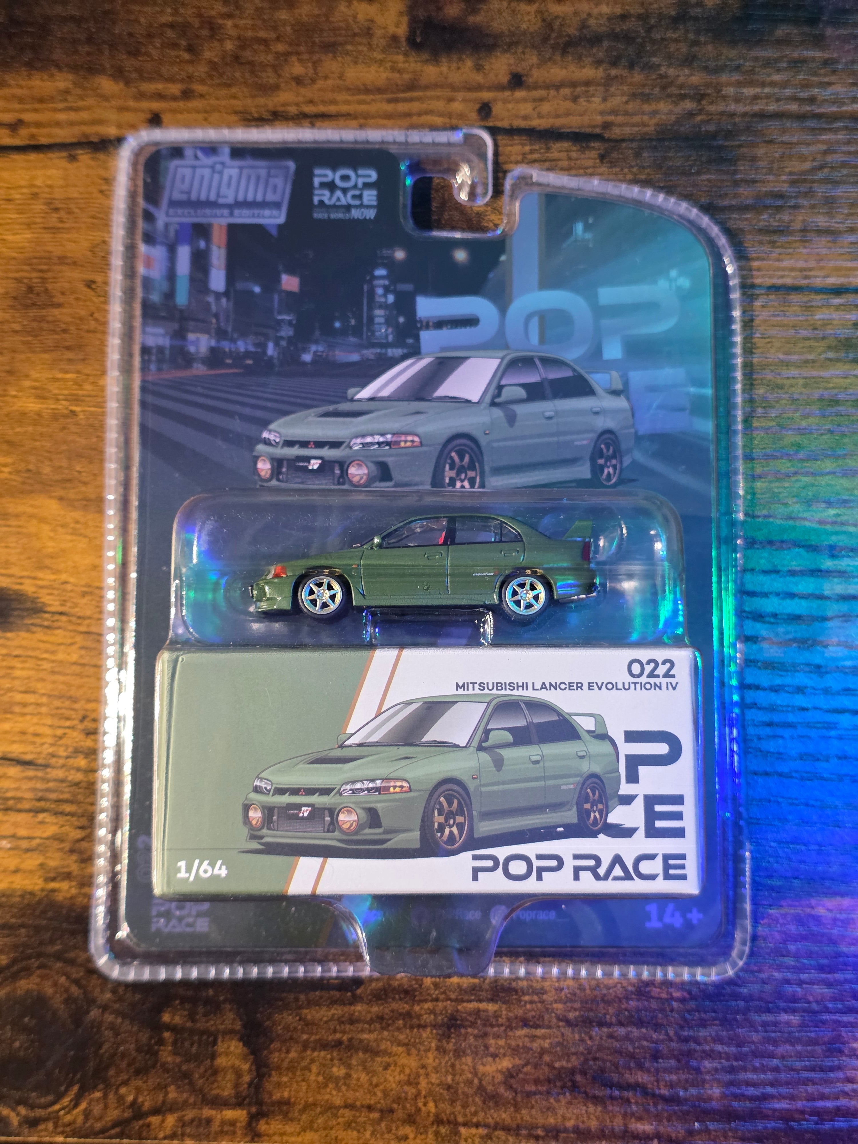 POP RACE 022 MITSUBISHI LANCER EVOLUTION IV