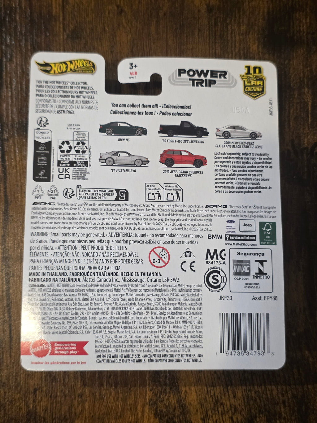 HOT WHEELS PREMIUM '99 FORD F-150 SVT LIGHTNING