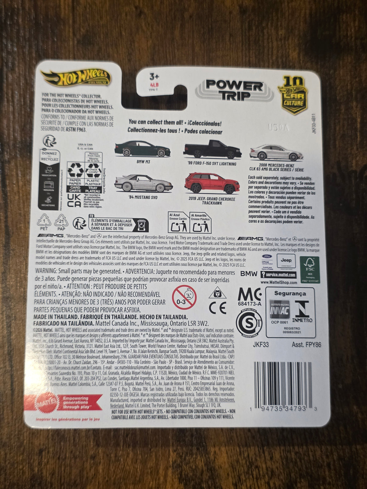 HOT WHEELS PREMIUM '99 FORD F-150 SVT LIGHTNING