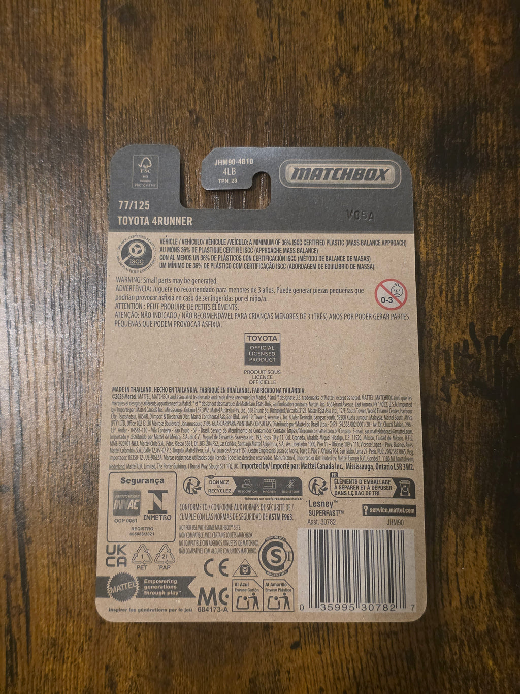 MATCHBOX TOYOTA 4RUNNER