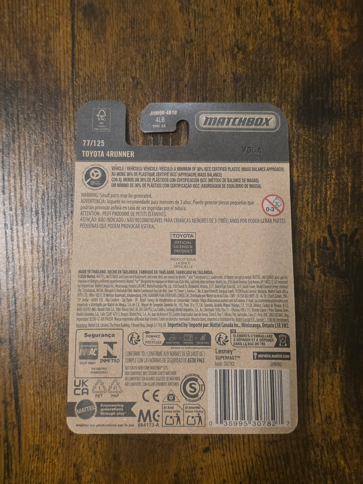 MATCHBOX TOYOTA 4RUNNER