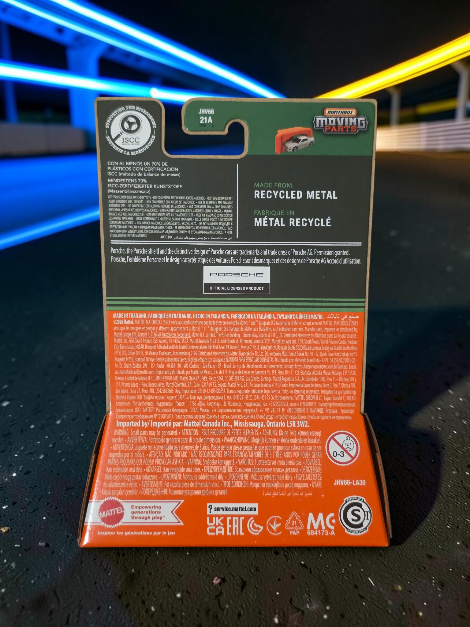 MATCHBOX MOVING PARTS 2024 PORSCHE 718 SPYDER RS