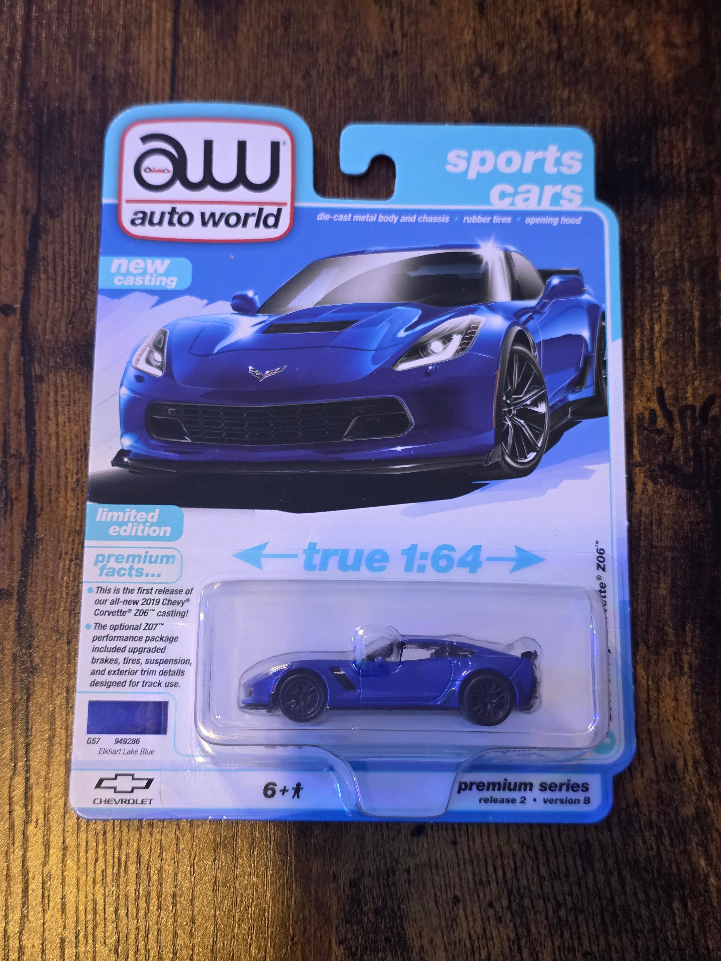 AUTO WORLD 2019 CHEVY CORVETTE Z06