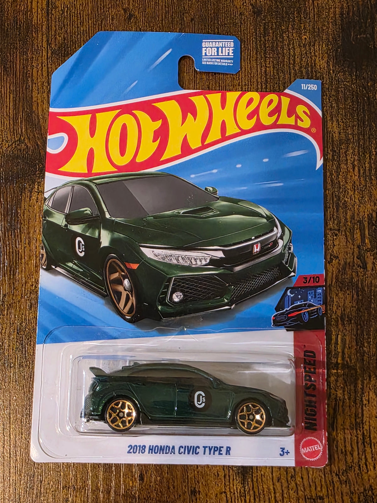 HOT WHEELS 2018 HONDA CIVIC TYPE R