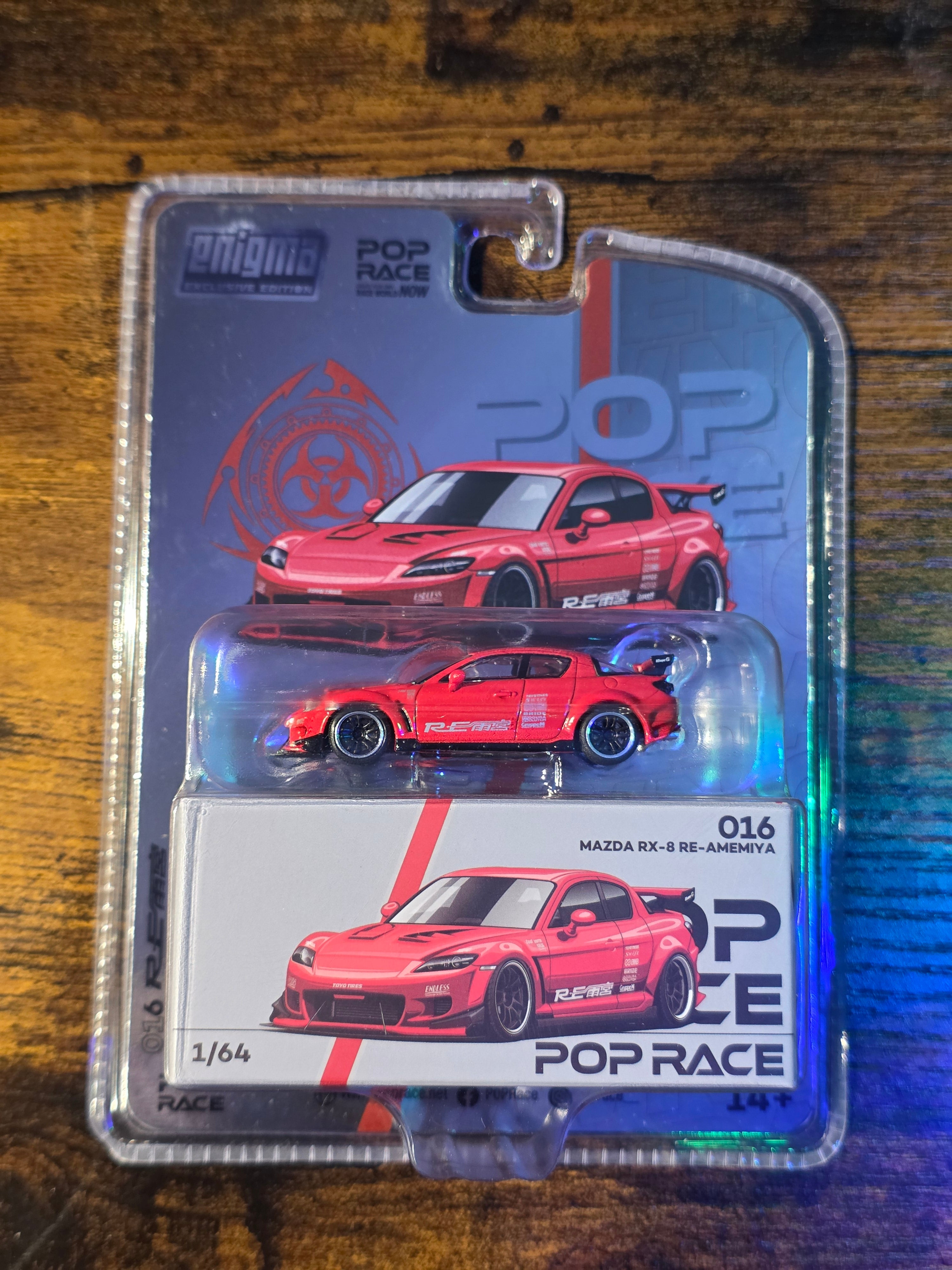 POP RACE 016 MAZDA RX-8 RE-AMEMIYA – Winters & Johnson Diecast
