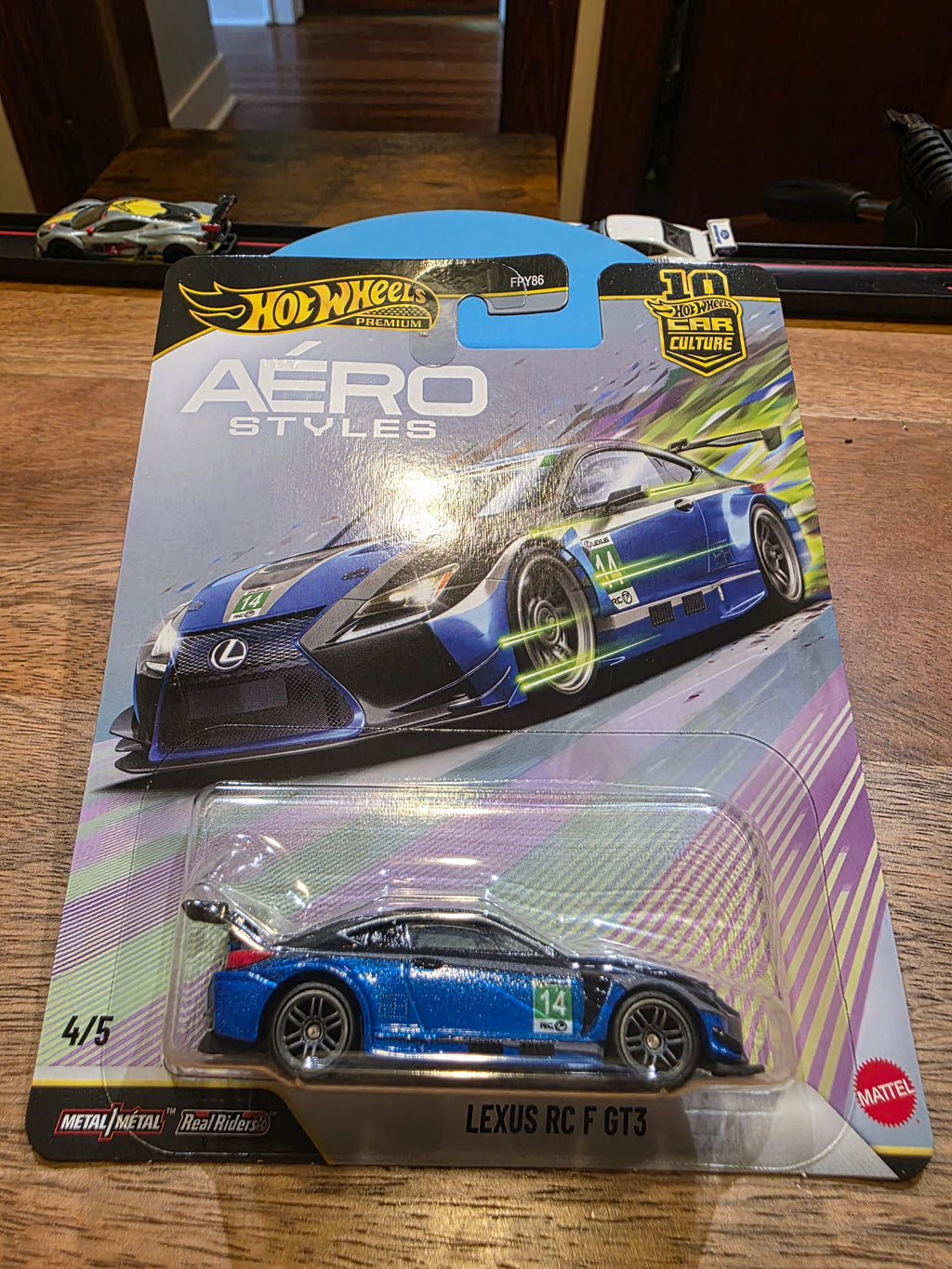 Hot Wheels Premium Aero Styles Lexus RC F GT3 4/5