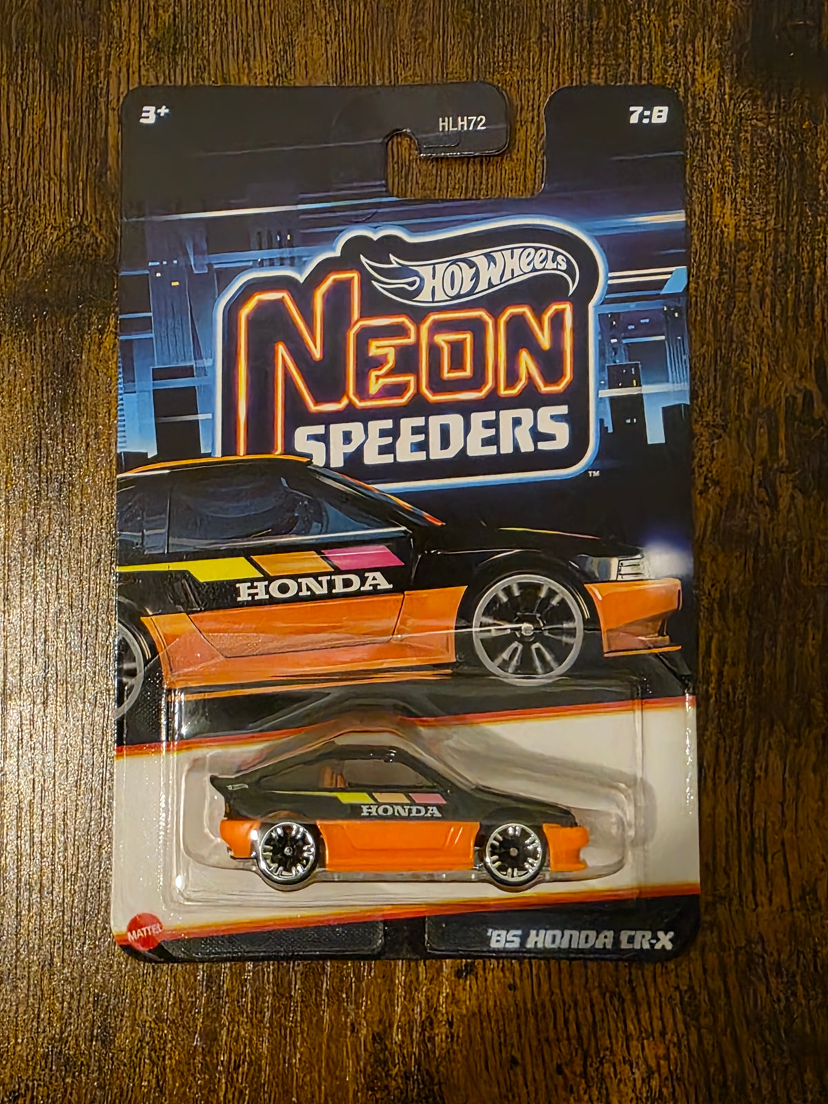 HOT WHEELS NEON SPEEDERS '85 HONDA CR-X