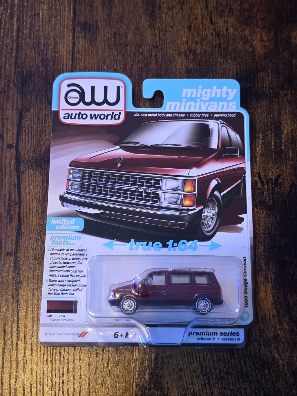 AUTO WORLD 1985 DODGE CARAVAN