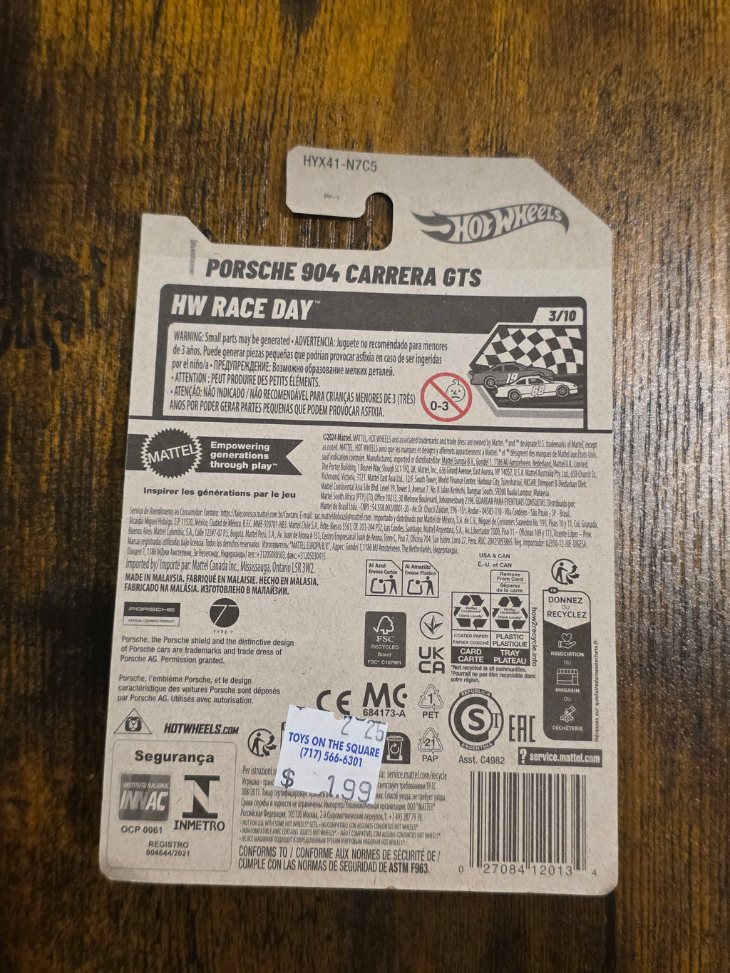 HOT WHEELS PORSCHE 904 CARRERA GTS