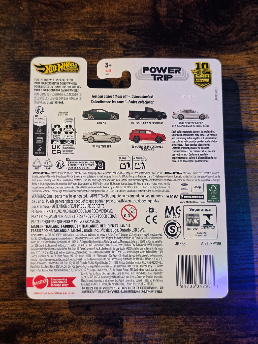 HOT WHEELS PREMIUM '99 FORD F-150 SVT LIGHTNING