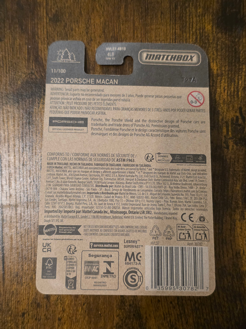 MATCHBOX 2022 PORSCHE MACAN