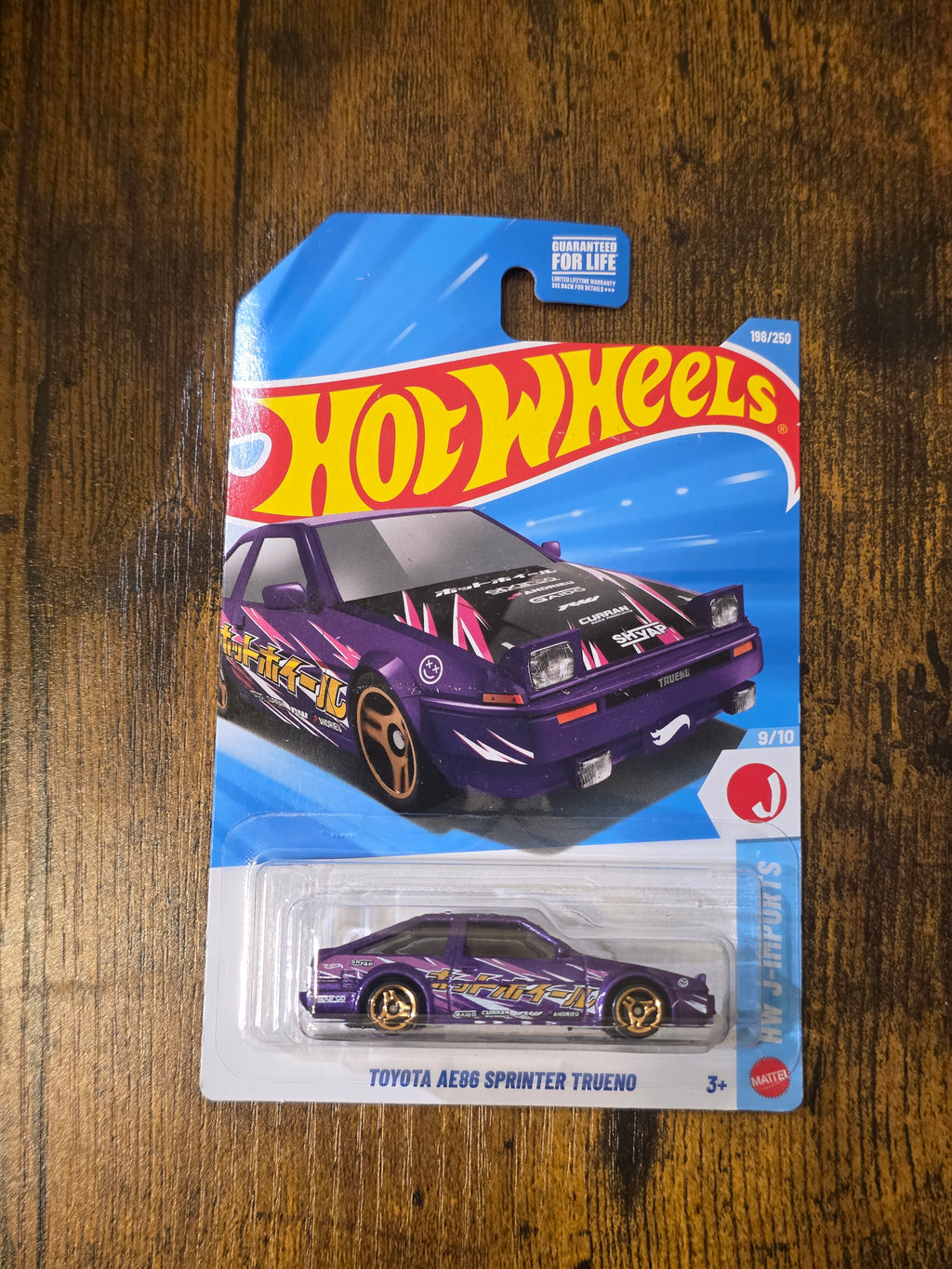 HOT WHEELS TOYOTA AE86 SPRINTER TRUENO