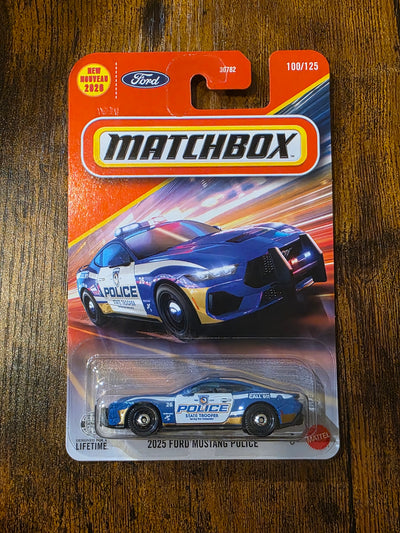 MATCHBOX 2025 FORD MUSTANG POLICE