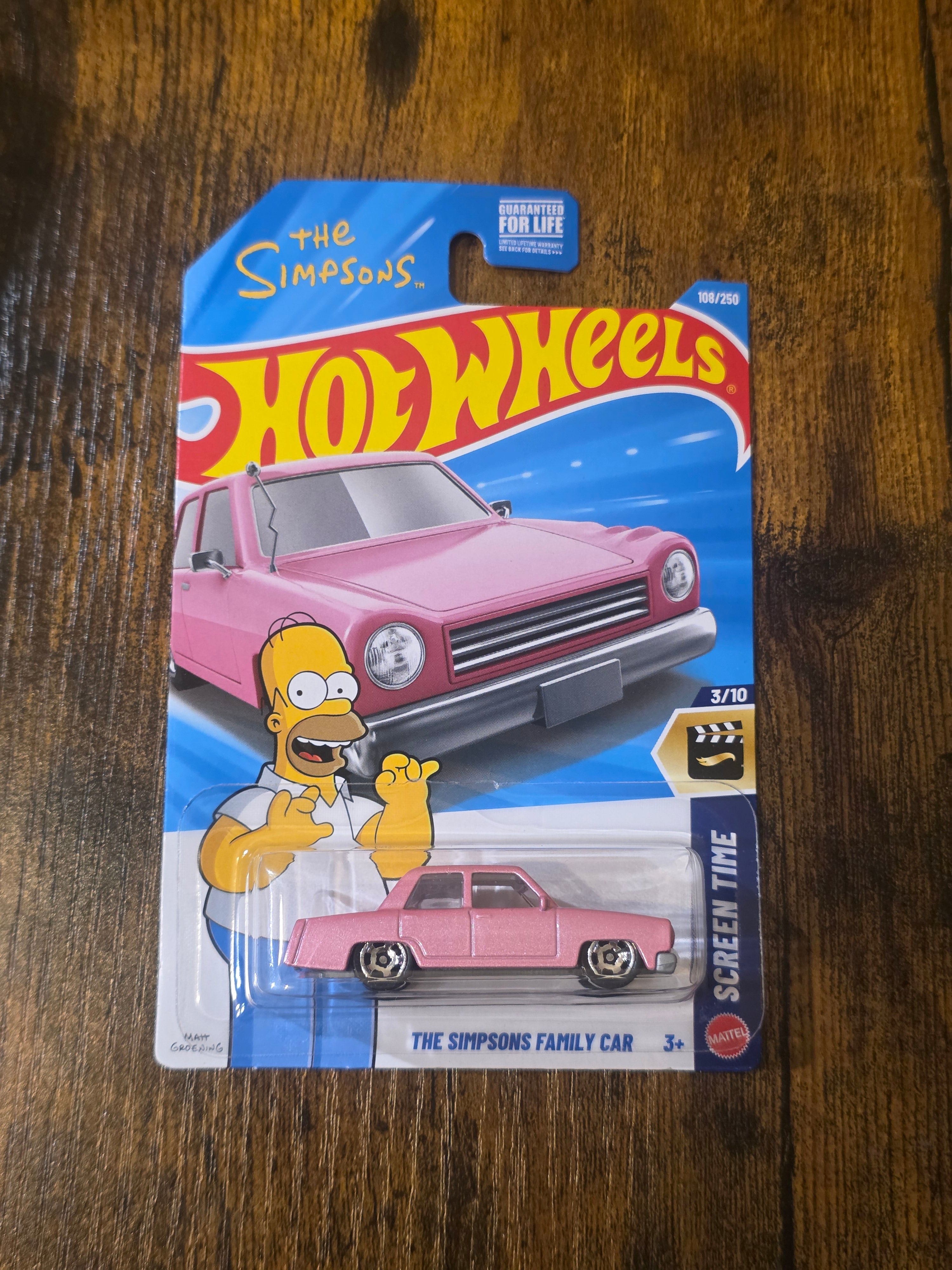 HOT WHEELS THE SIMPSONS FAMILY CAR