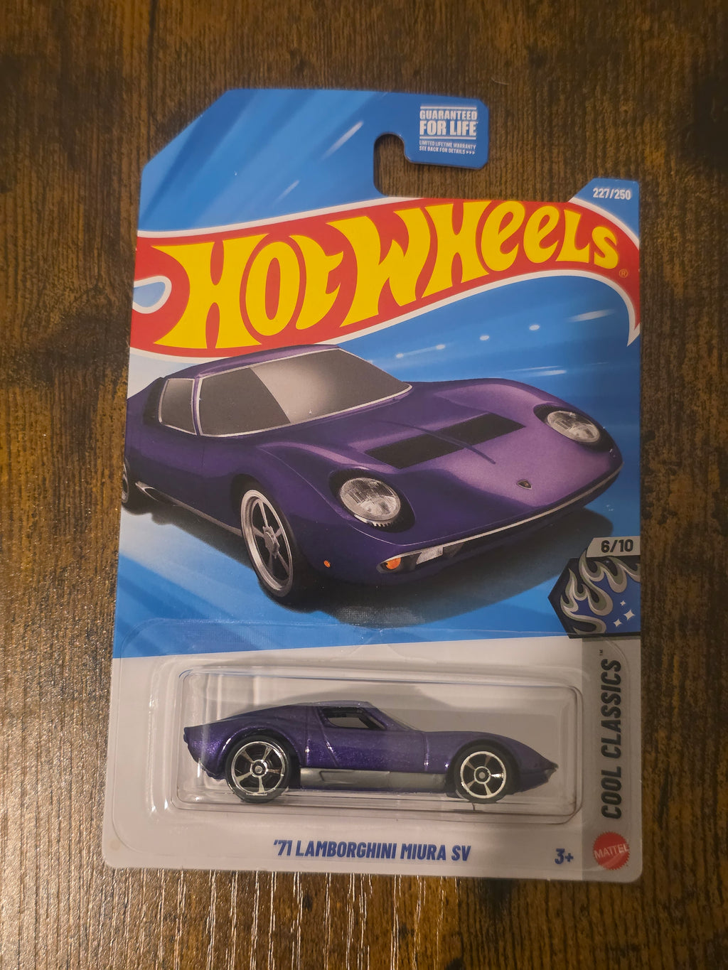 HOT WHEELS '71 LAMBORGHINI MIURA SV