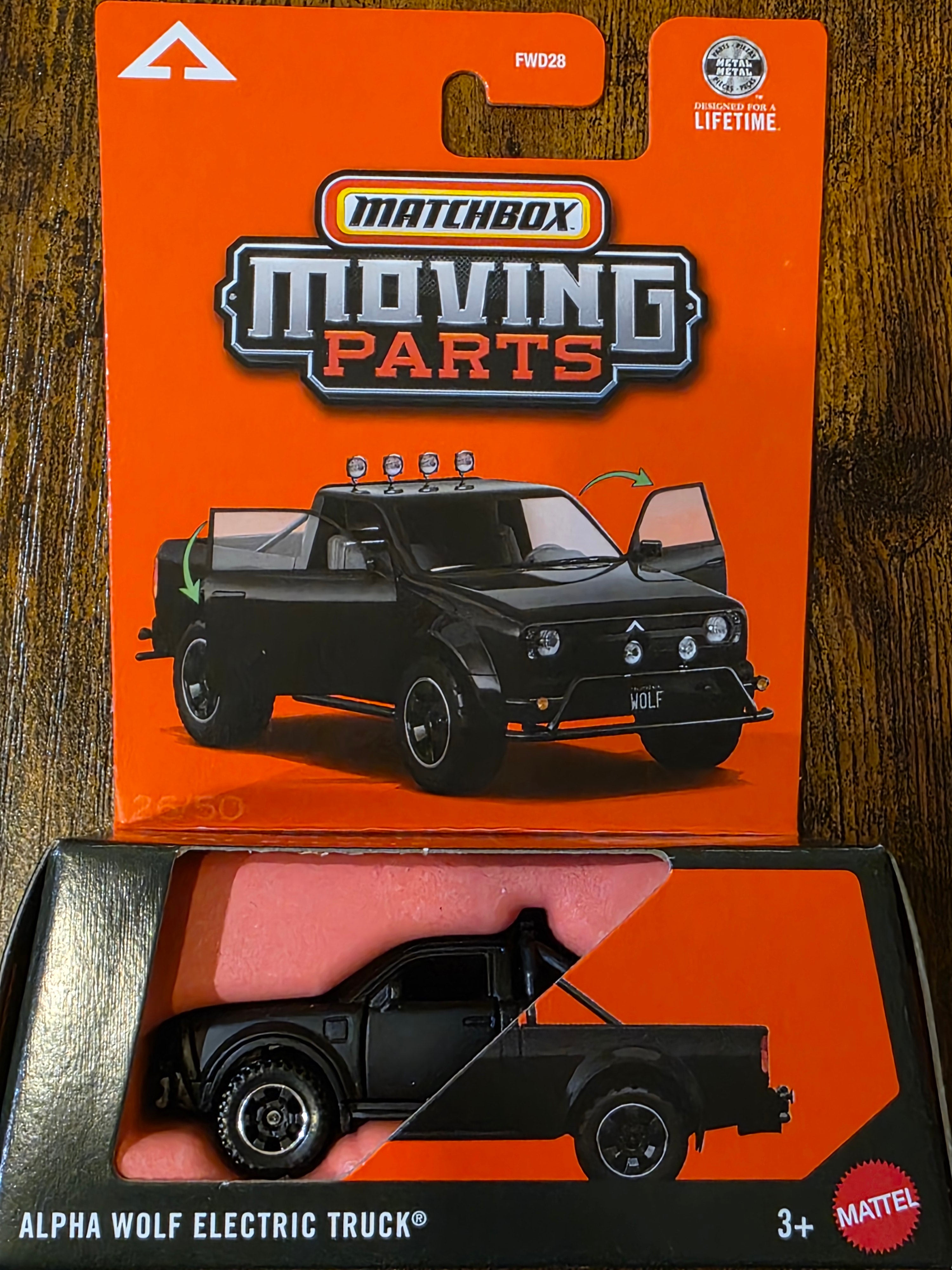 MATCHBOX ALPHA WOLF ELECTRIC TRUCK