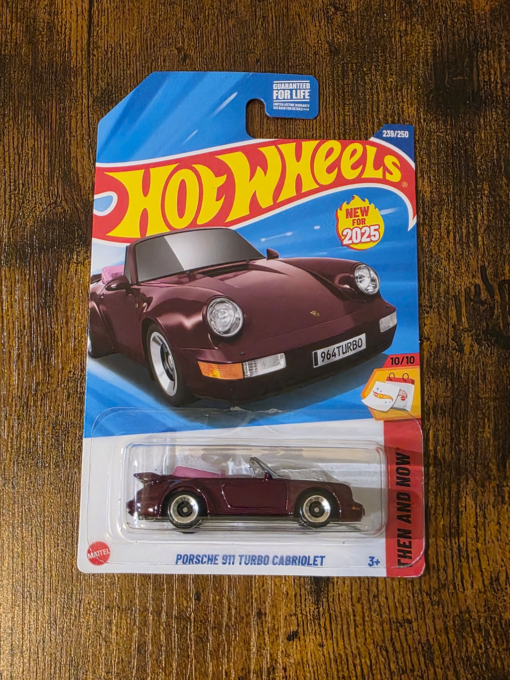 HOT WHEELS PORSCHE 911 TURBO CABRIOLET