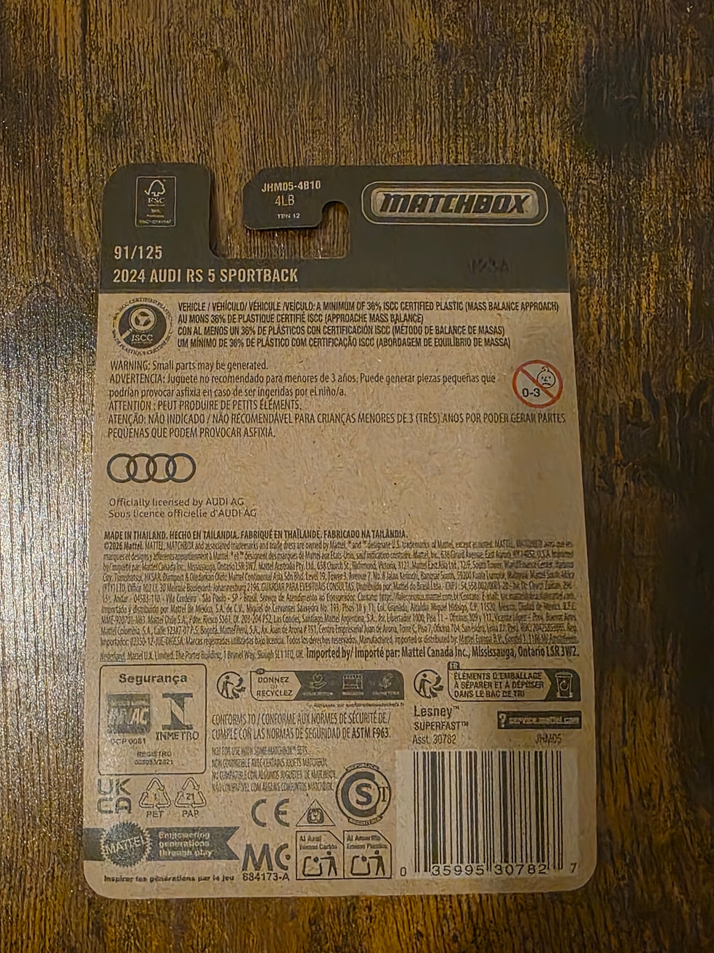 MATCHBOX 2024 AUDI RS 5 SPORTBACK