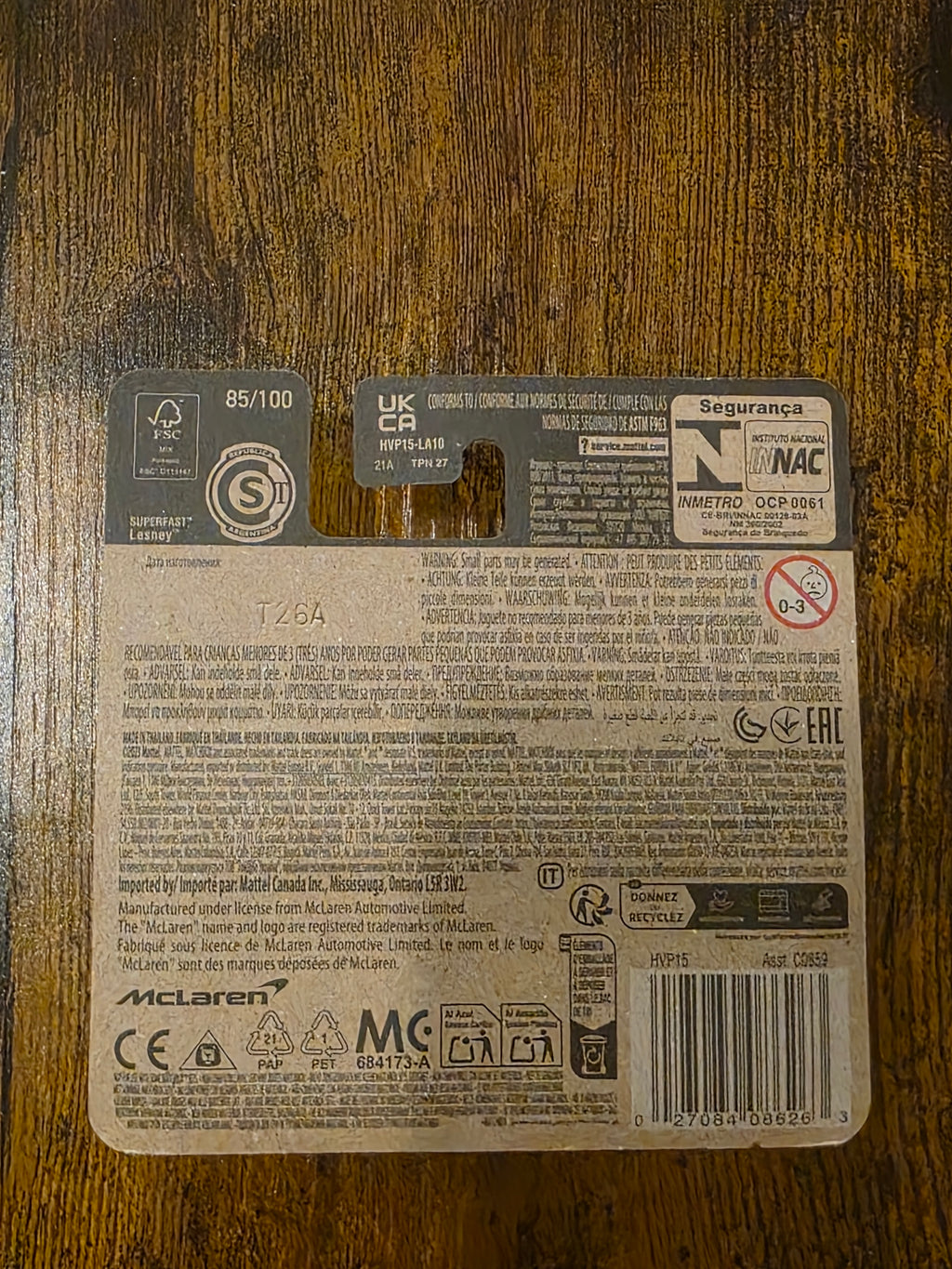 MATCHBOX 2019 MCLAREN 720S SPIDER