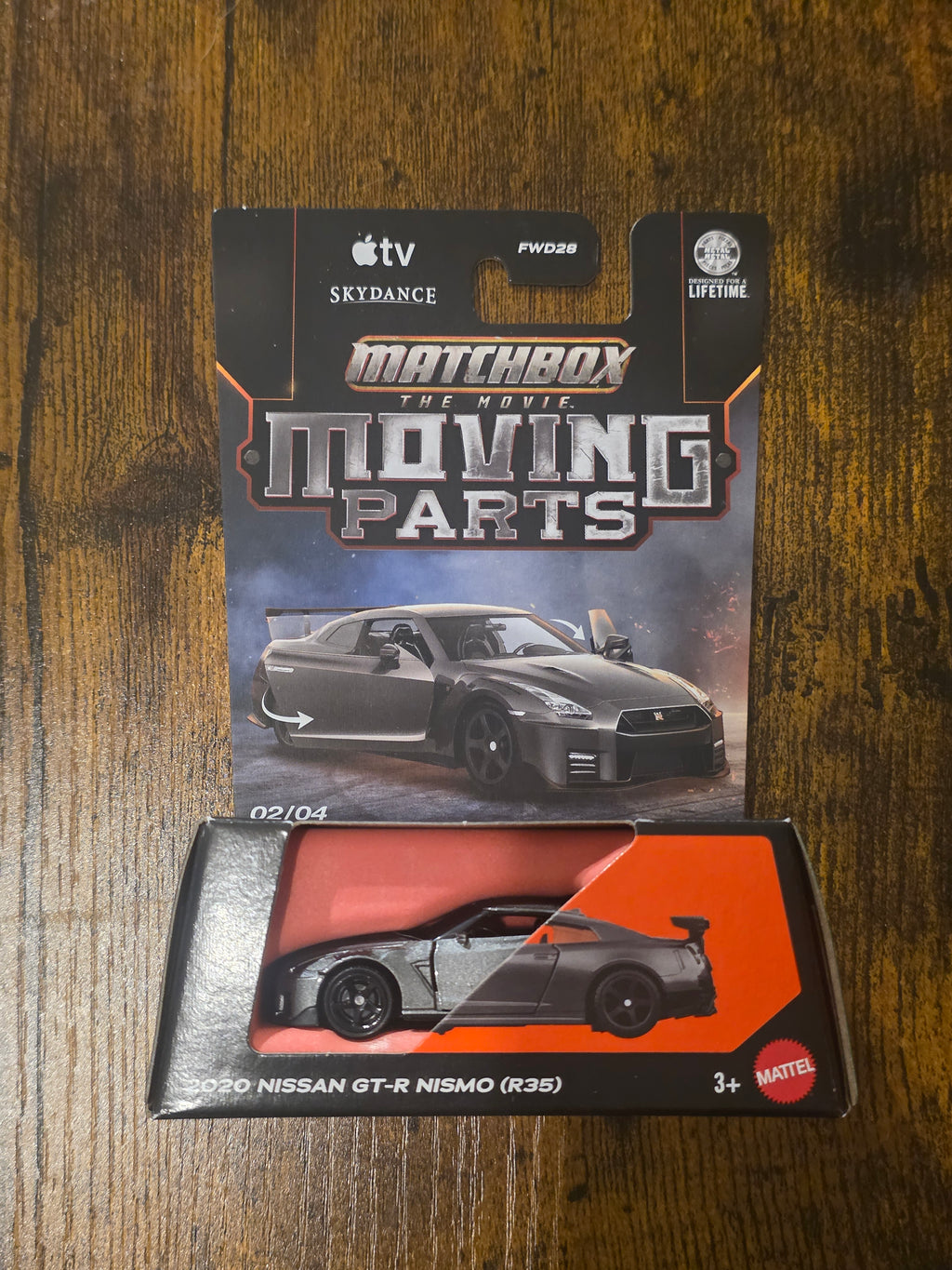 MATCHBOX MOVING PARTS 2020 NISSAN GT-R NISMO R35