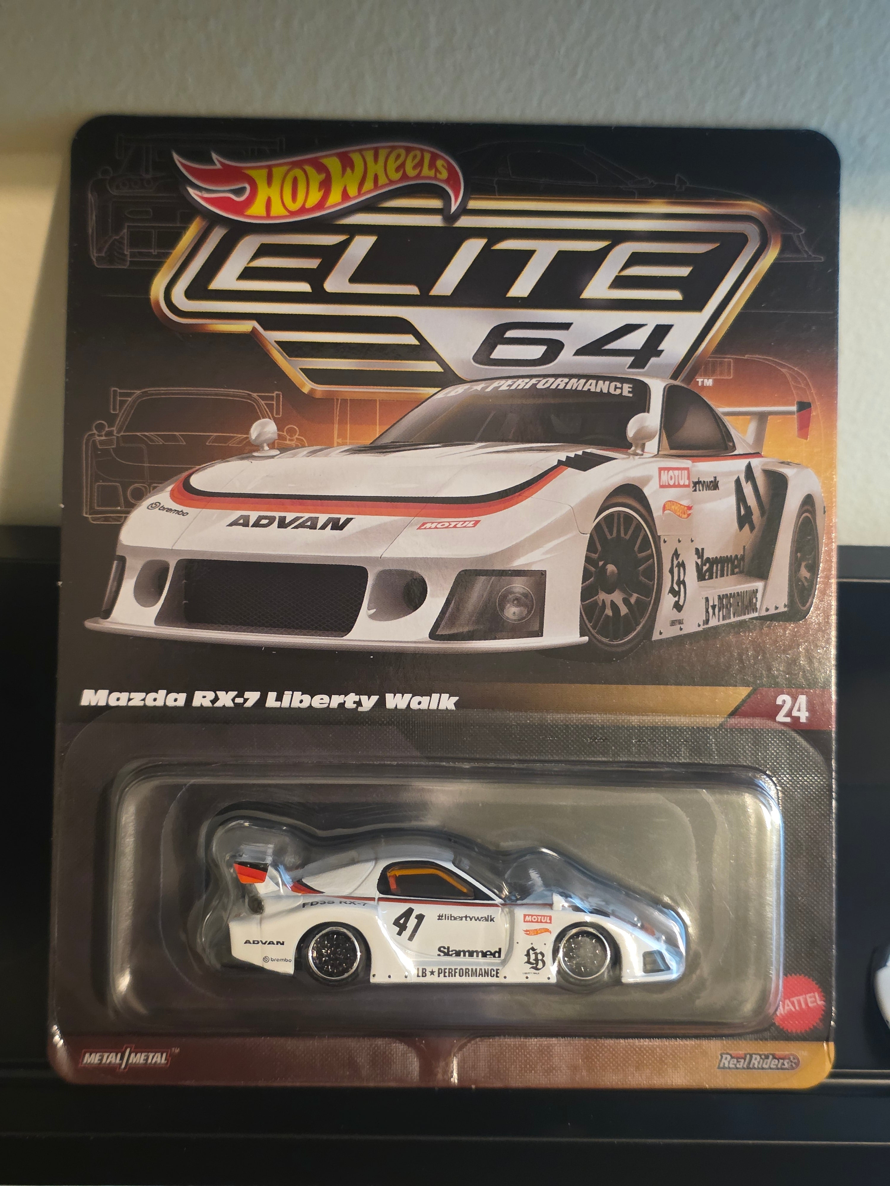 HOT WHEELS ELITE 64 MAZDA RX-7 LIBERTY WALK