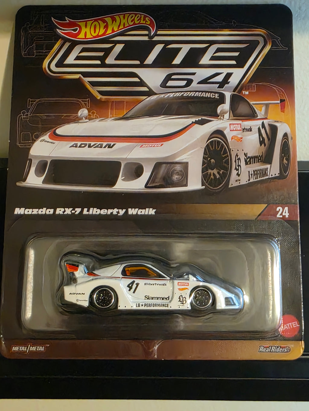 HOT WHEELS ELITE 64 MAZDA RX-7 LIBERTY WALK