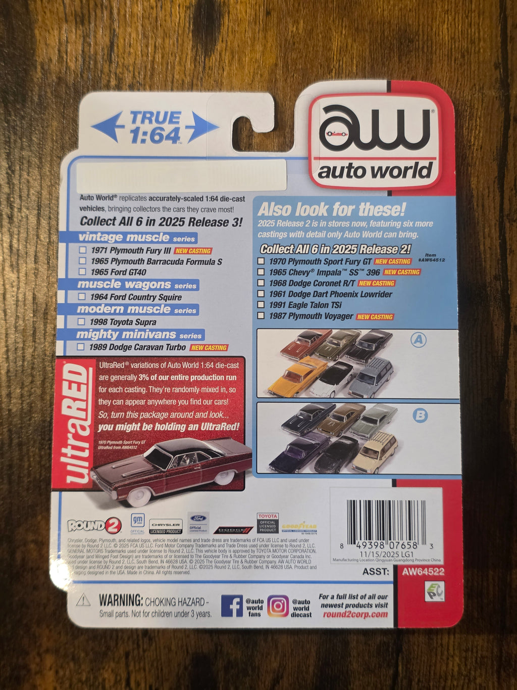 AUTO WORLD 1965 FORD GT40
