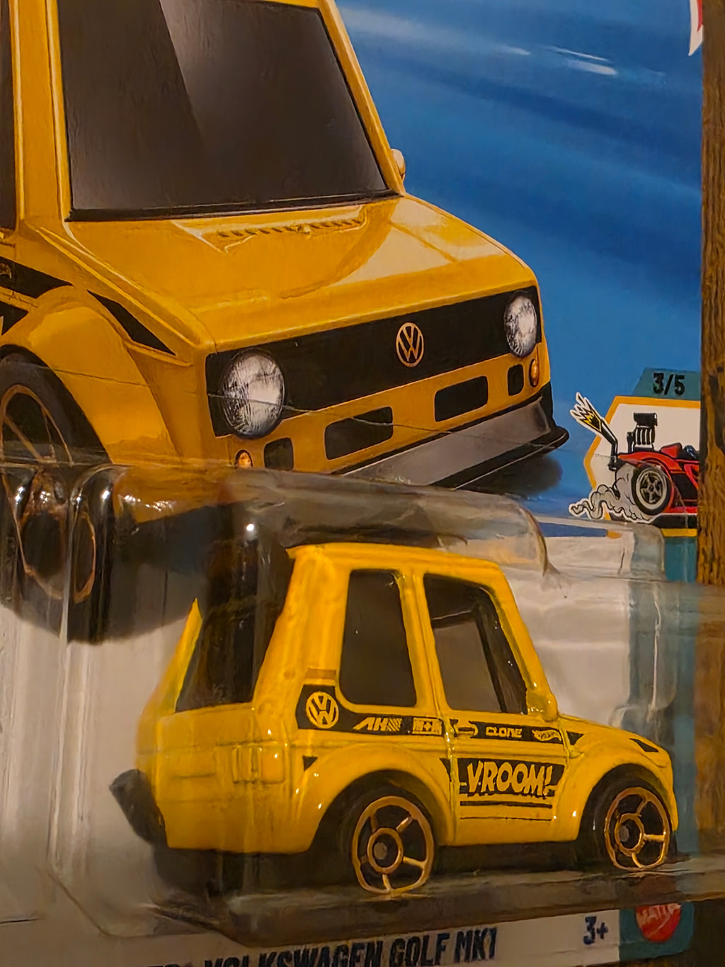HOT WHEELS TOONED VOLKSWAGEN GOLF MK1