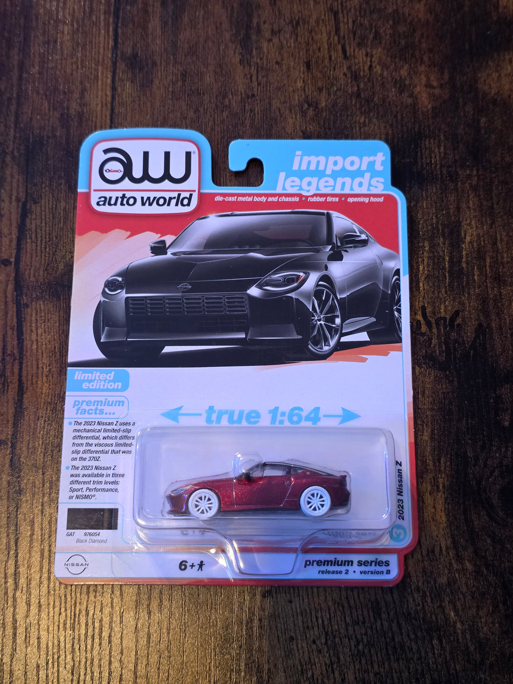 AUTO WORLD ULTRA RED 2023 NISSAN Z