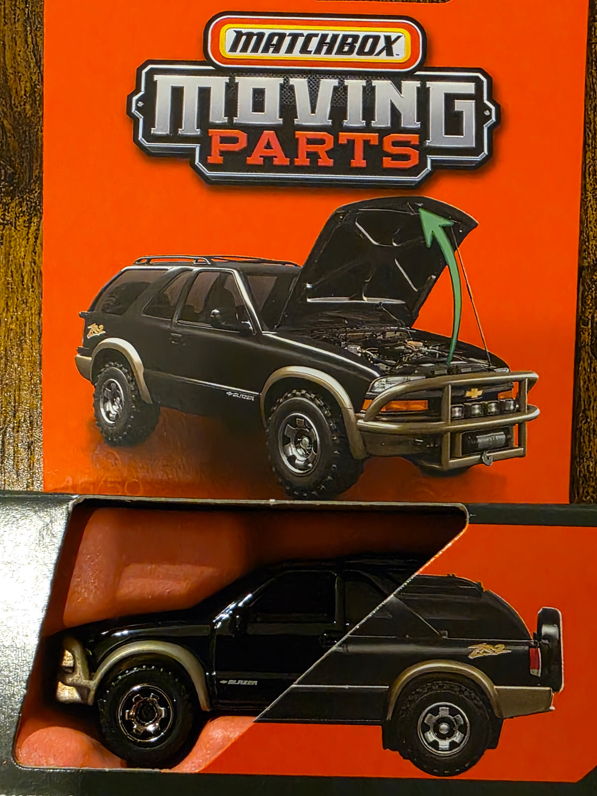 MATCHBOX MOVING PARTS 2002 CHEVY BLAZER ZR2 4×4