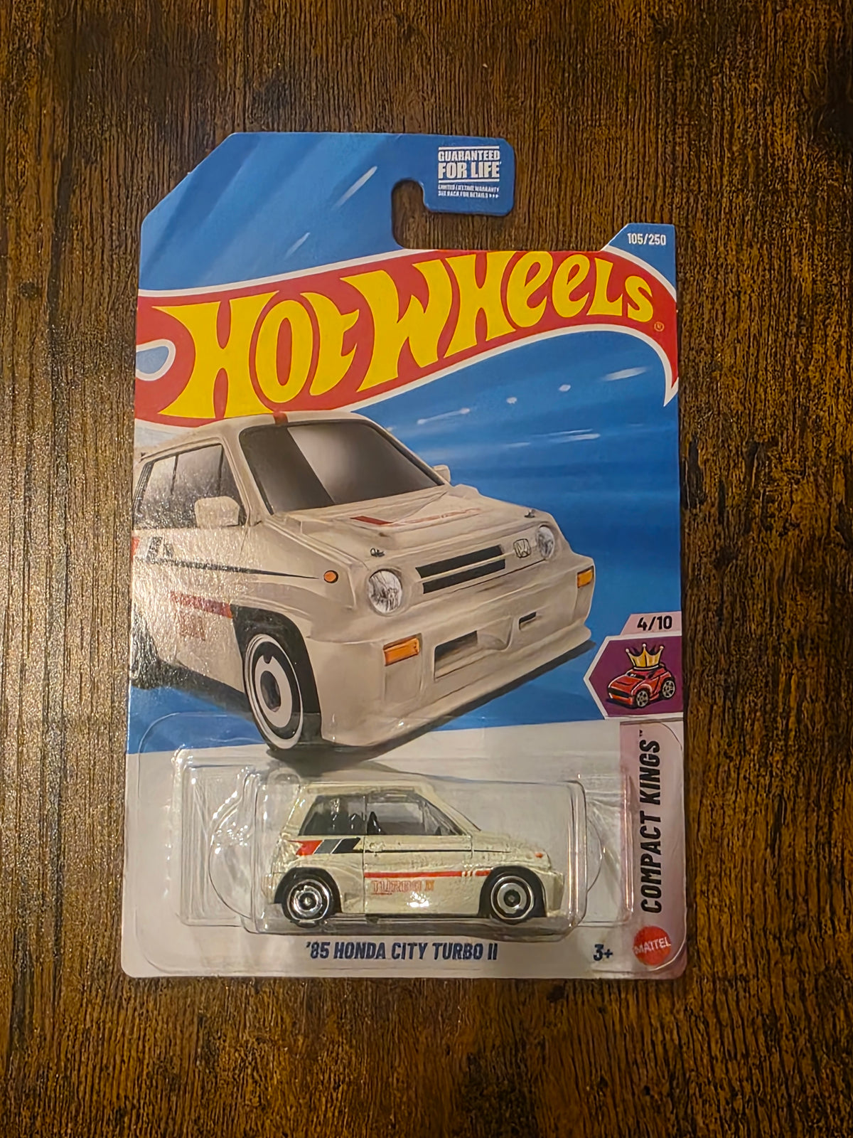 HOT  WHEELS  '85 HONDA CITY TURBO 2