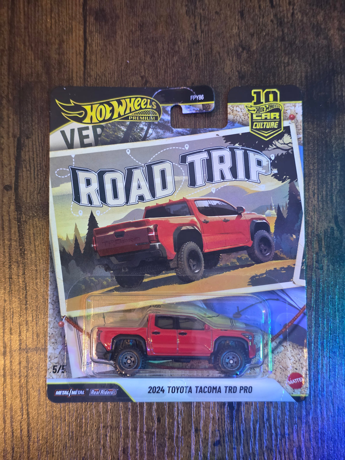 HOT WHEELS PREMIUM 2024 TOYOTA TACOMA TRD PRO
