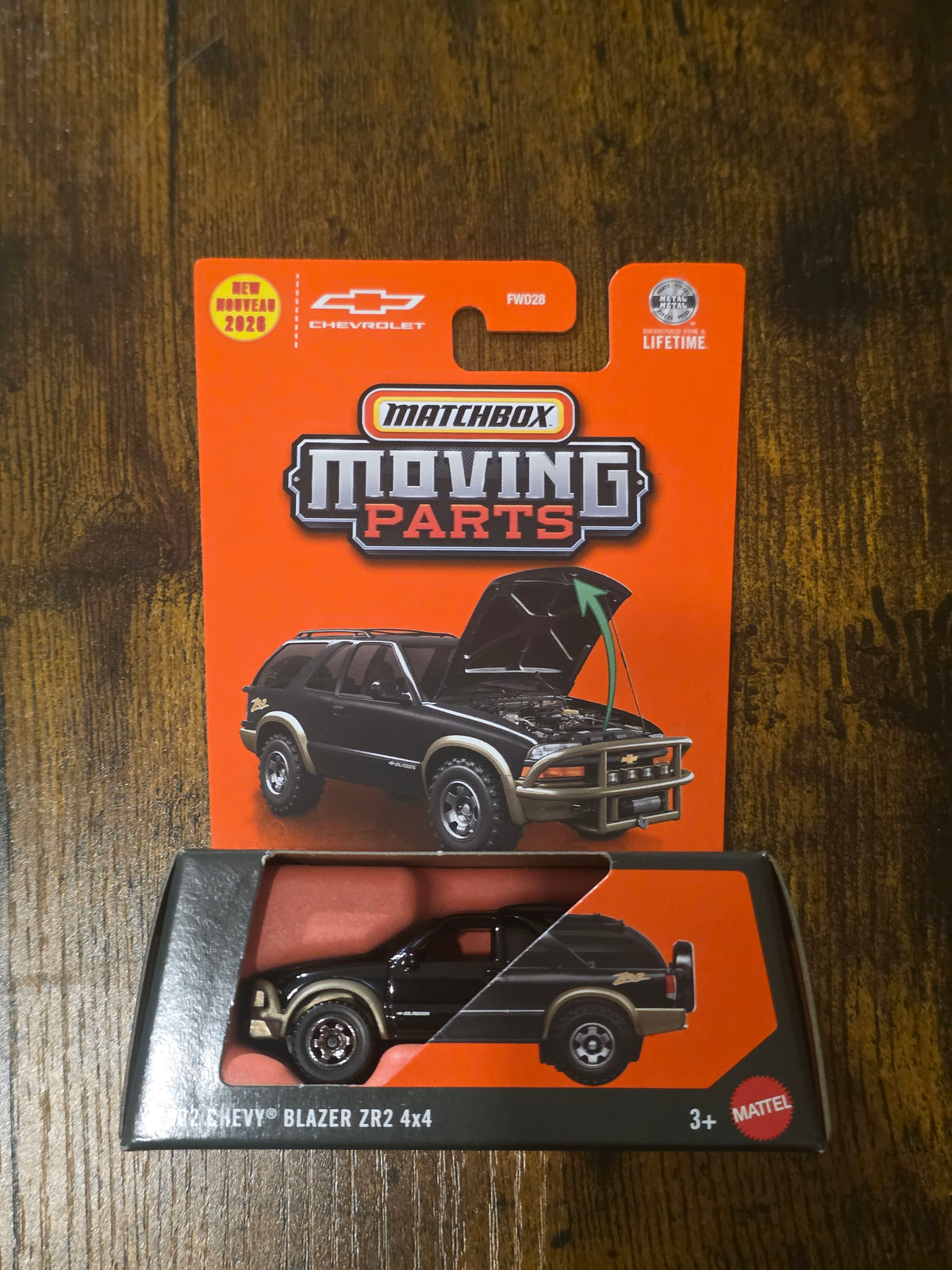 MATCHBOX MOVING PARTS 2002 CHEVY BLAZER ZR2 4×4