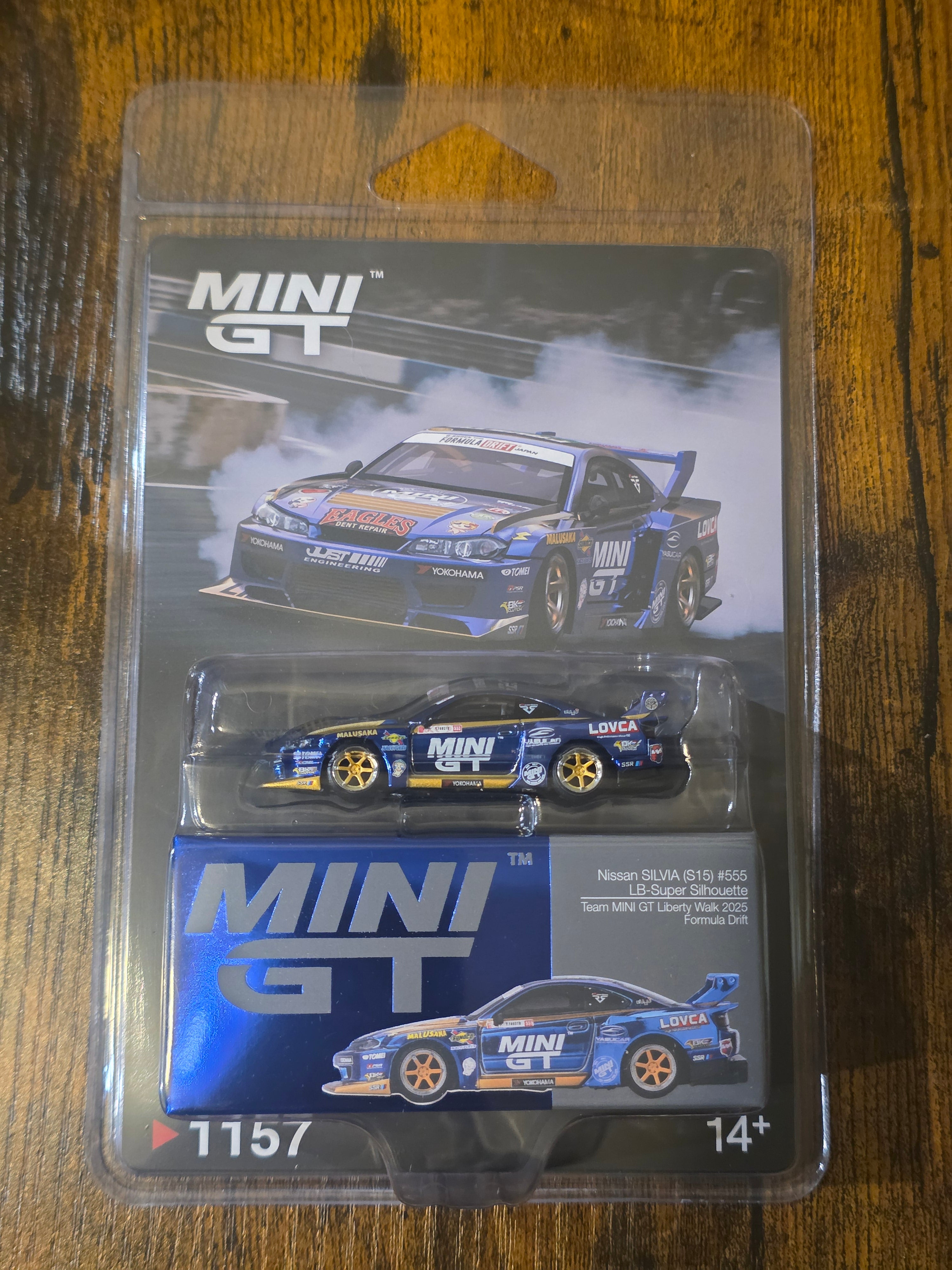 MINI GT NISSAN SILVIA (S15) #555 LB-SUPER SILHOUETTE