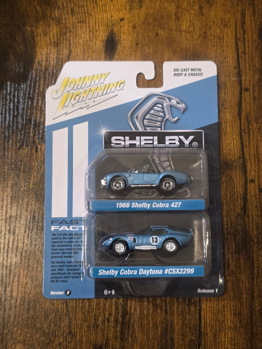 JOHNNY LIGHTNING SHELBY 2 PACK
