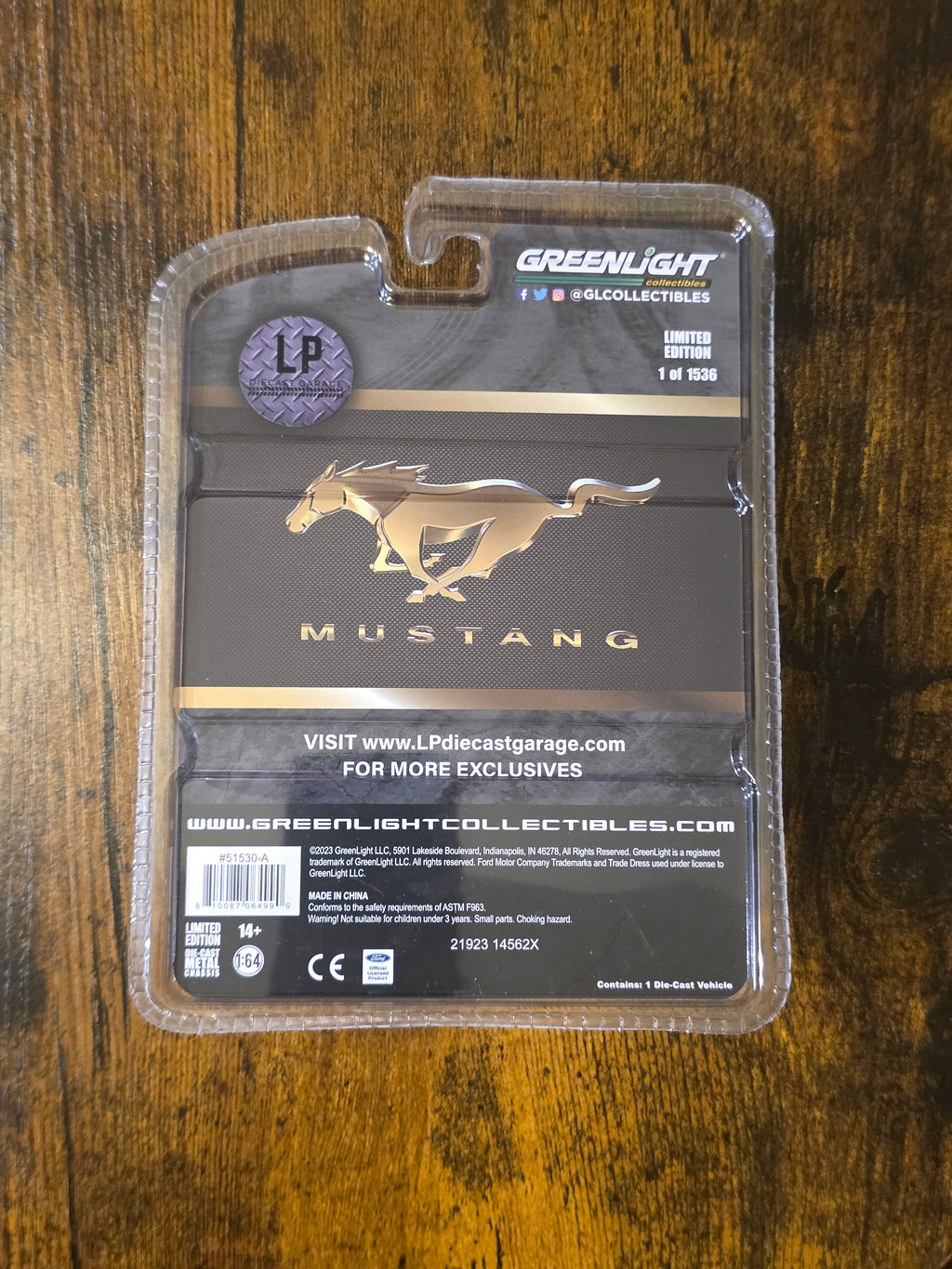 GREENLIGHT 1988 FORD MUSTANG