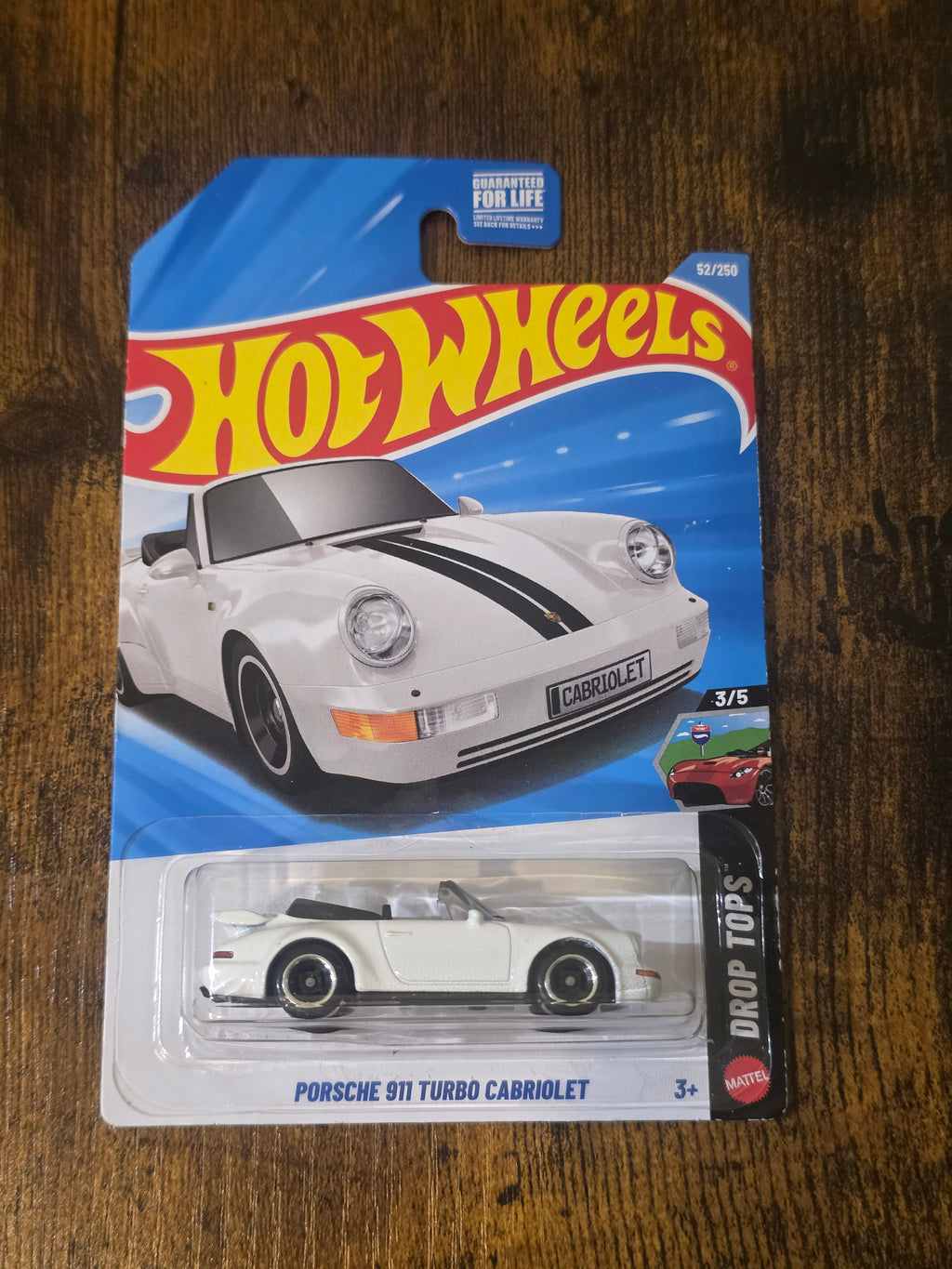 HOT WHEELS PORSCHE 911 TURBO CABRIOLET