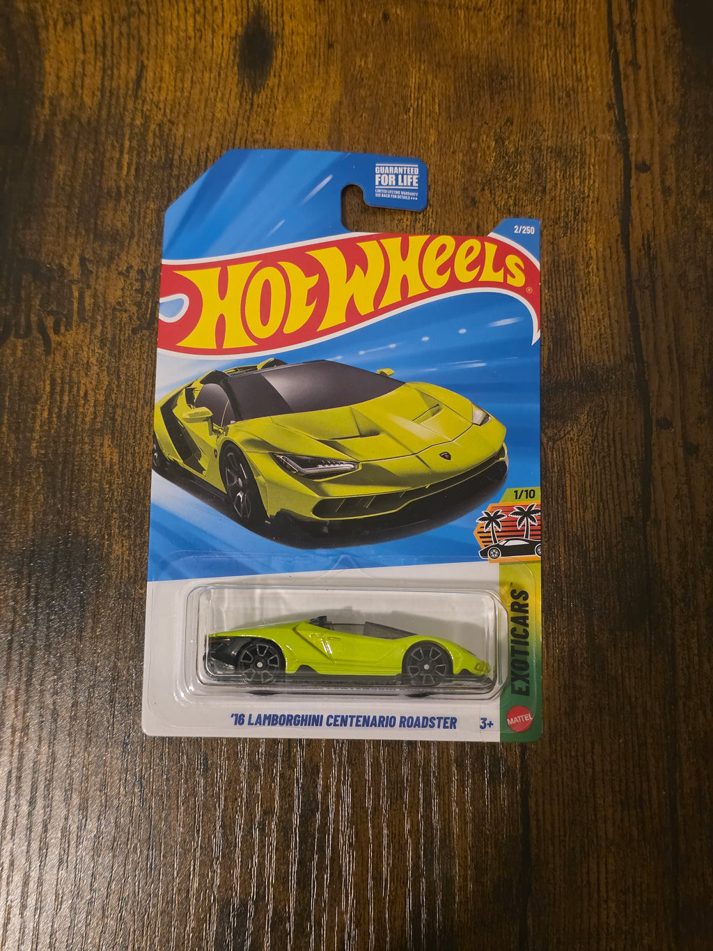 HOT WHEELS '16 LAMBORGHINI CENTENARIO ROADSTER