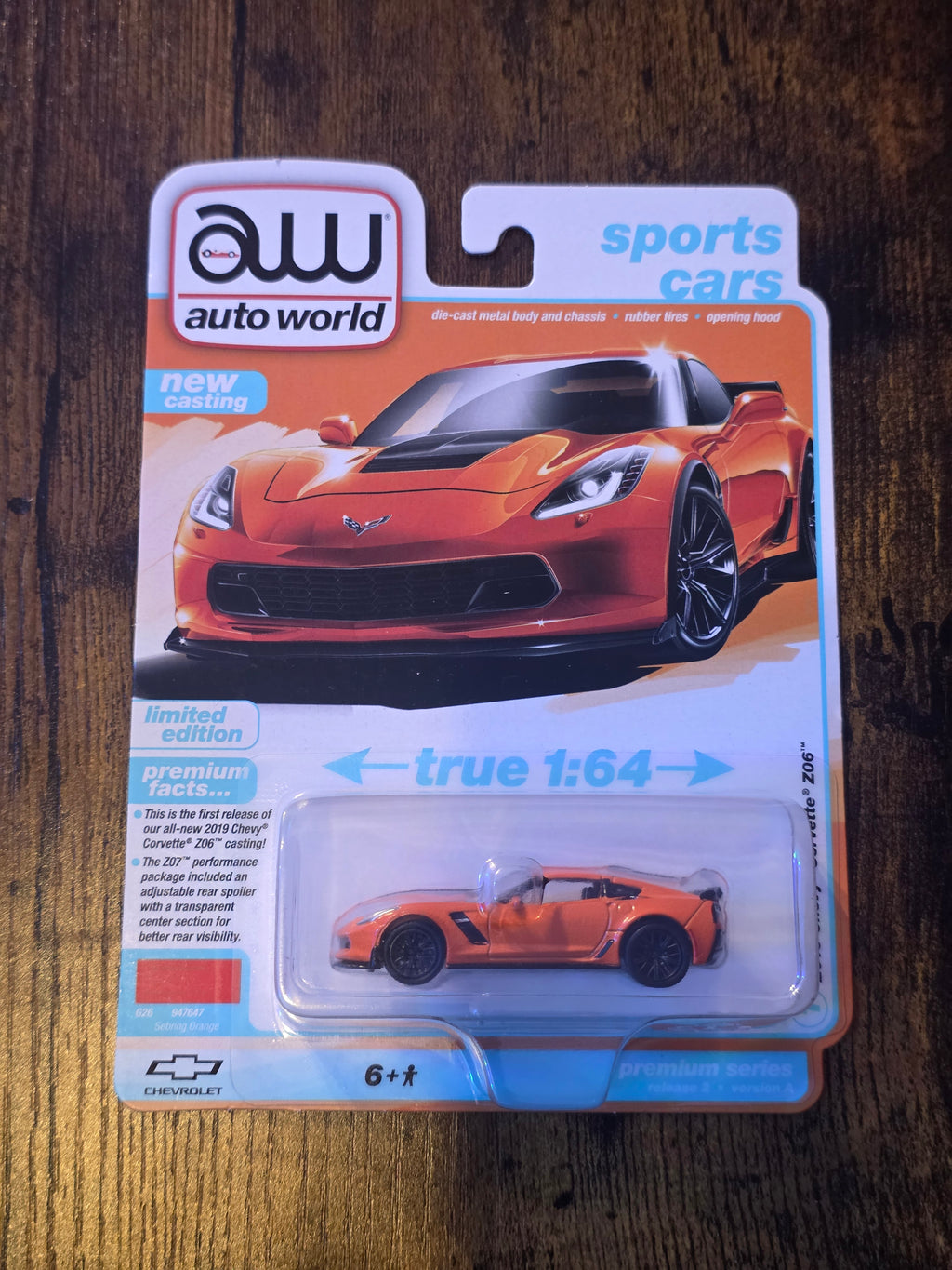 AUTO WORLD 2019 CHEVY CORVETTE Z06