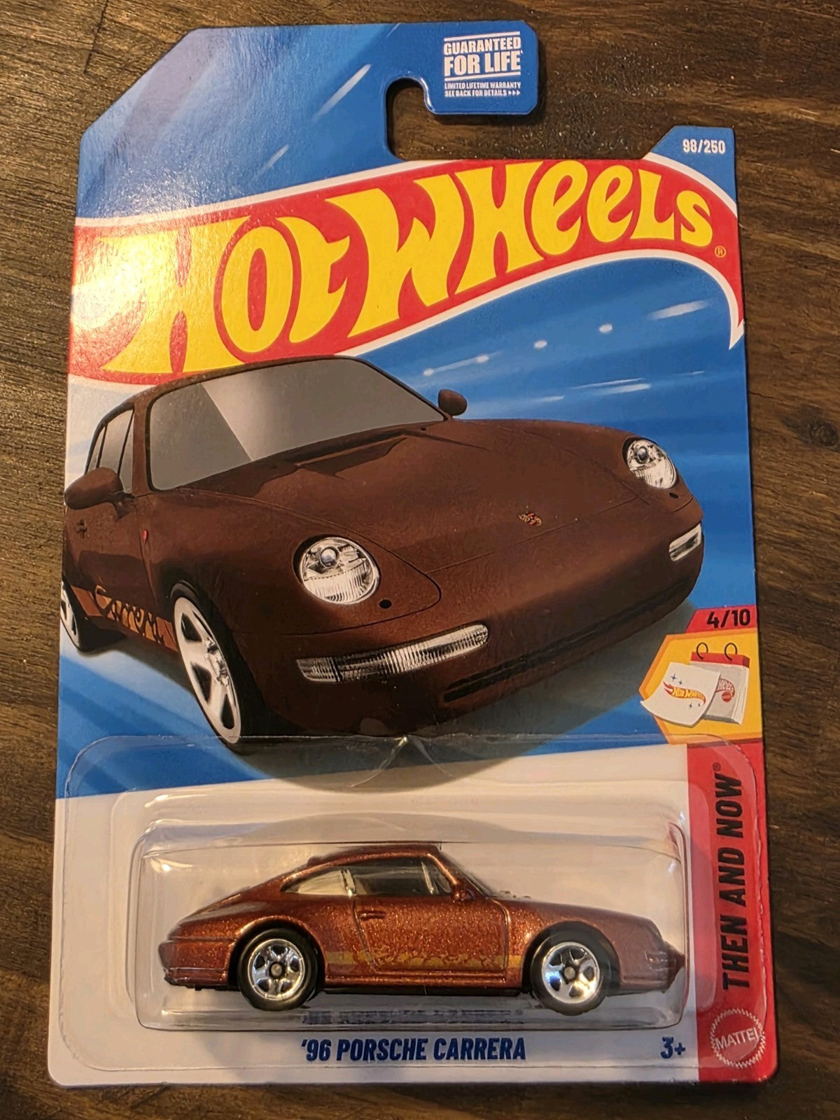 Hotwheels '96 Porsche Carerra  Then And Now Series Diecast